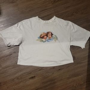NWOT Angel Crop Top